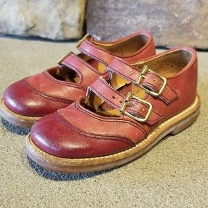 Buster Brown 1970s Vintage Maroon Mary Jane Shoes